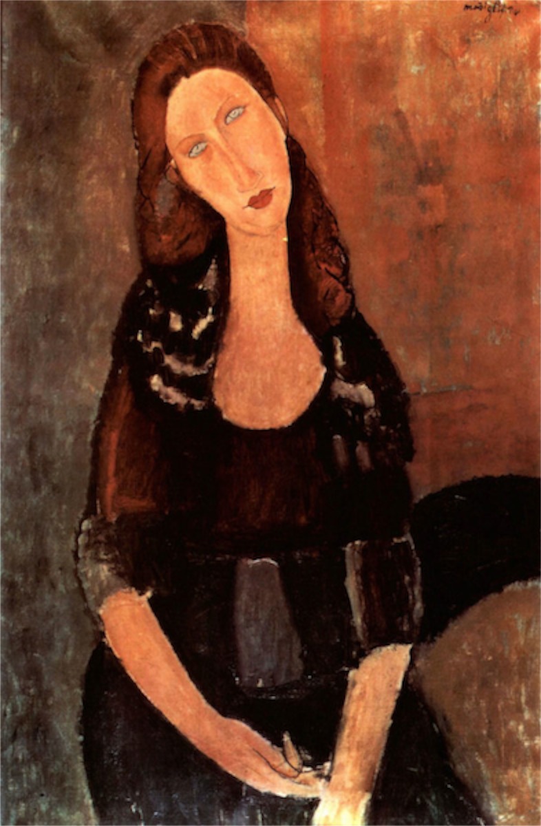 Ernest Mag Elkaim Modigliani Portrait Of Jeanne Hebuterne [3]