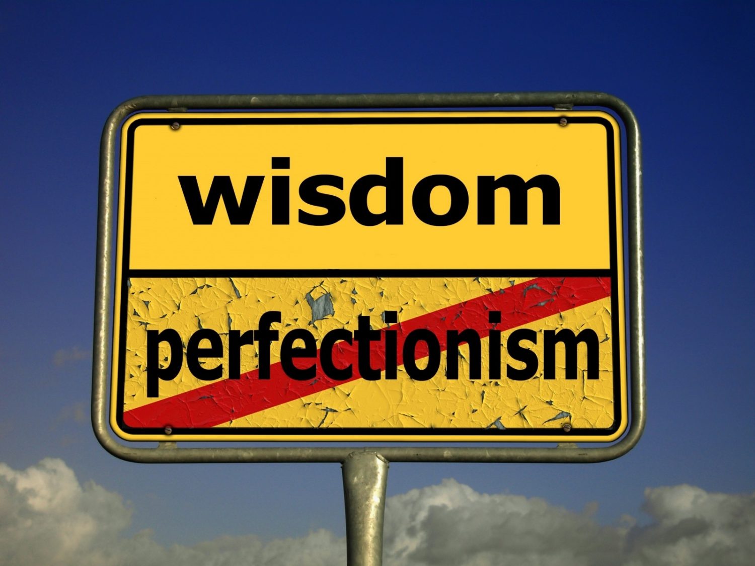 Wisdom Traffic Sign Meditation Road Sign
