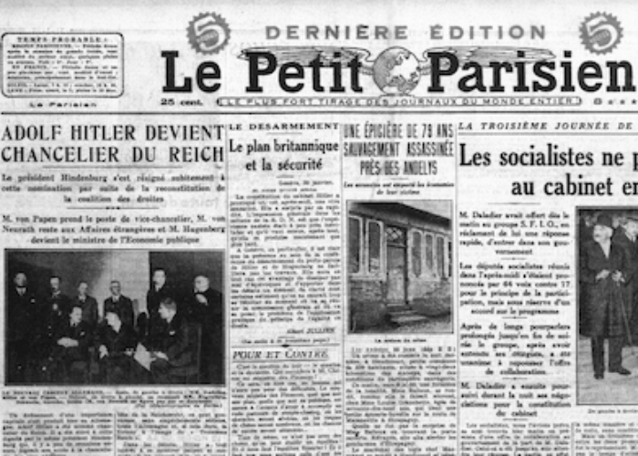 Ernest Mag Petit Parisien Une Hitler