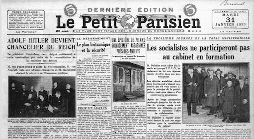 Ernest Mag Petit Parisien Une Hitler