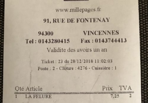 Ernest Mag Ticketfelure