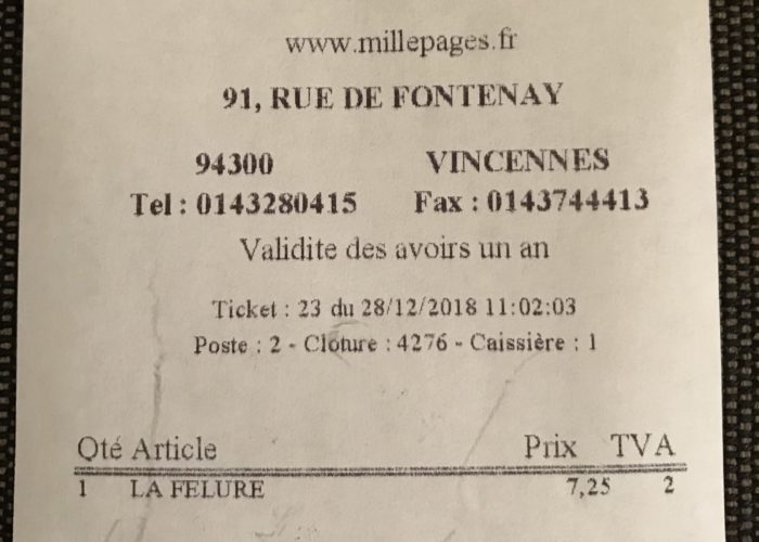 Ernest Mag Ticketfelure