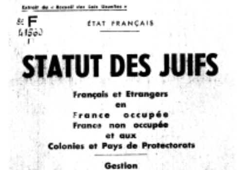 Statut Des Juifs